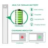 A84E-LED Светильник для шкафа с датчиком движения, Освещение под столешницу и в кладовку, Беспроводной, Заряжаемый через USB, Ночные светильники для кухни