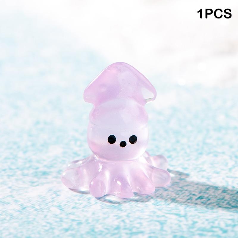 Мультяшный светящийся орнамент мини-светящийся кулон в виде животного микро-сада ландшафтные украшения своими руками игрушки украшения для аквариума