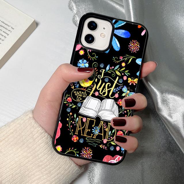 Чехол для телефона «Читайте больше книг» для iPhone 17 Air 16 15 14 12 13 PLUS 11 PRO MAX Задняя крышка Fundas