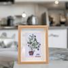 Простая фоторамка Nordic Display 8x6 дюймов, деревянная практичная настольная настенная подвеска