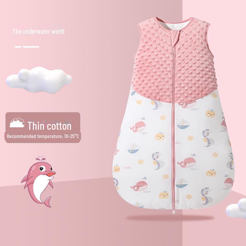 Спальный мешок Bazaitu Baby Cotton Anti-Kick - жилет для новорожденных весной и осенью