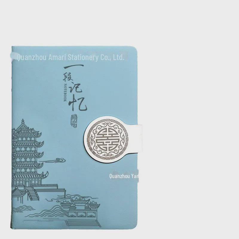 Роскошный кожаный деловой блокнот формата А5: Толстый, элегантный ежедневник для профессионалов и студентов