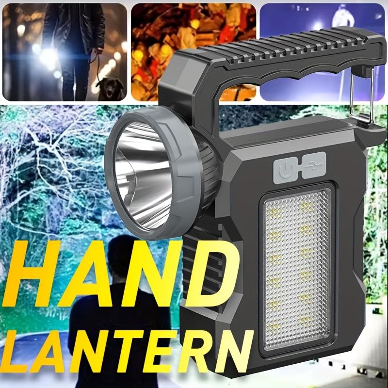 Светодиодный портативный кемпинговый фонарик с солнечной подзарядкой, подходит для кемпинга, чрезвычайных ситуаций, перебоев с электроэнергией, использования в помещении/на открытом воздухе