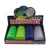 Plastic Three-Layer Grinder with Acrylic Flat Mouthpiece, Mixed Colors