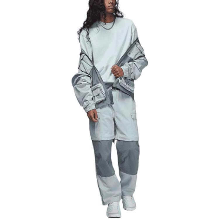Jordan X SoleFly Collaborative Mp Pocket со средней талией, съемные повседневные брюки-карго, мужские брюки, светло-голубые DV7518-077