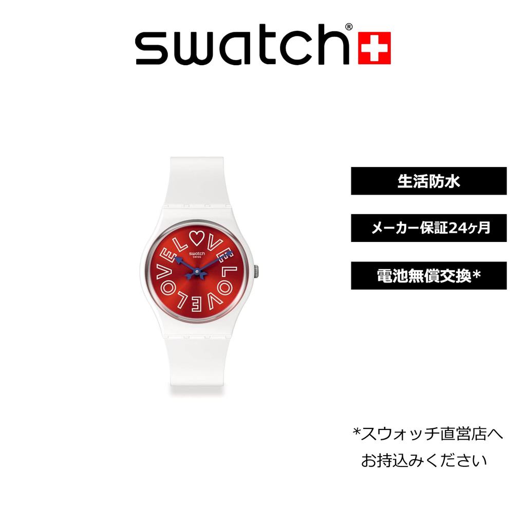Часы PUREST LOVE Day SO28W109 White [Swatch] ко Дню святого Валентина