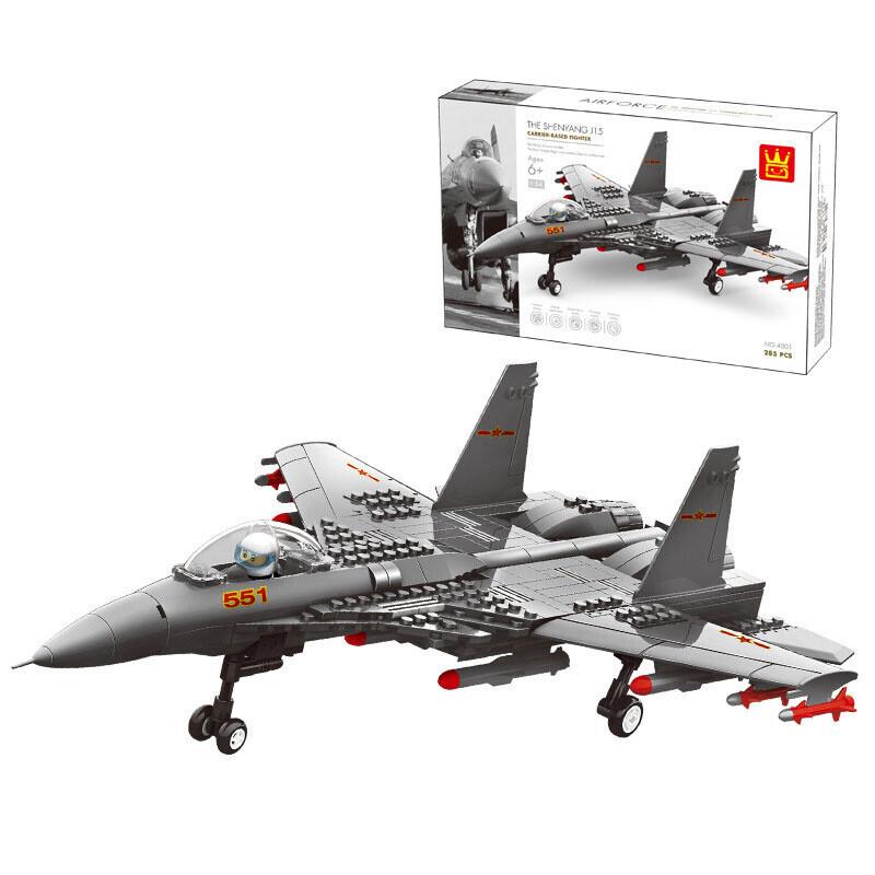 Avion Военный набор самолетов Вооруженные вертолеты Боевой истребитель Модель Строительный блок Кирпич Транспортный самолет Реактивные самолеты Боевая техника