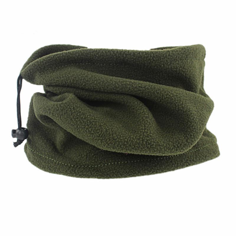Fleece Neck Tube Men Women Multifunction Warm Solid Color Neck Warmer Hiking Skating Running Sport Scarf Ski Mask Scarf Winter