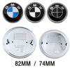 3D ABS 74мм 82мм Эмблема Автомобильный Значок на Передний Капот Задний Логотип Для BMW E46 E39 E90 E91 E92 E60 E87 E30 E34 E36 G20 G30 Аксессуары