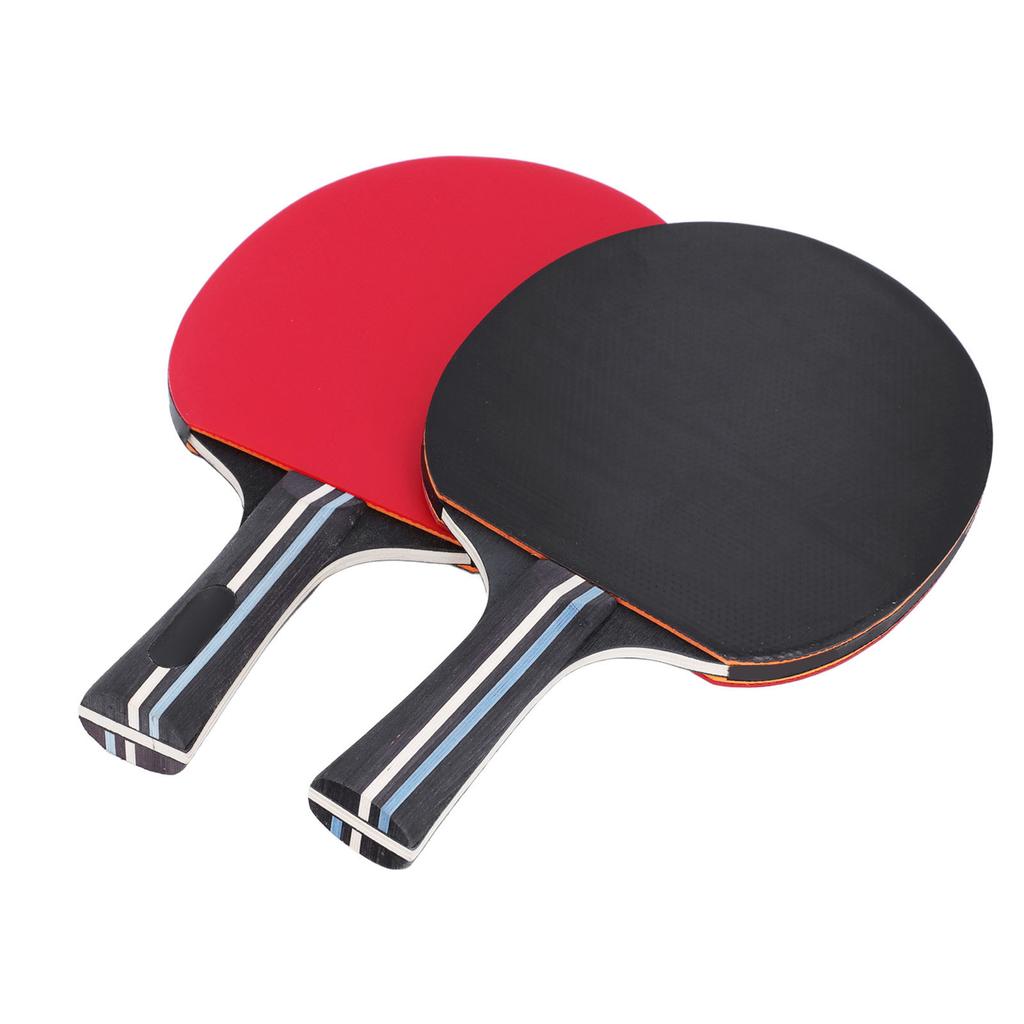 Table Tennis Paddle High Elasticity Professional Anti Skid Handle Table Tennis Racket Set for