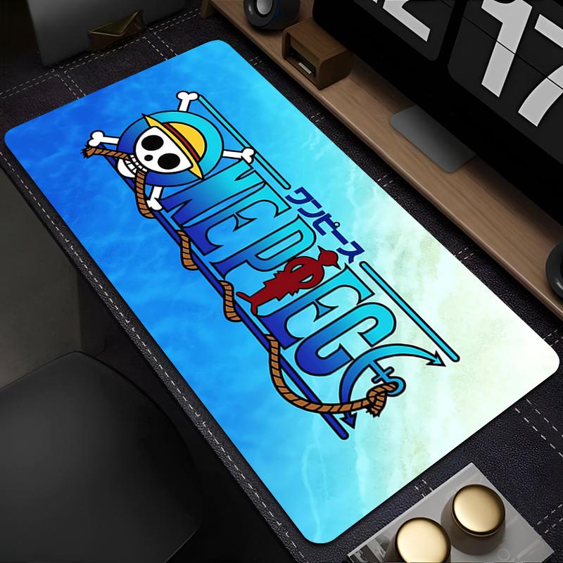 Mouse Pad one piece Anime Cute Girl Gabinete Gamer Computer Desk Mat Keyboard Pad Edge White Gaming Accessories Mousepad