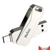 Netac G473 USB 3.0 Type-C Металлическая флешка с двумя интерфейсами и вращающимся корпусом