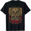 Egypt Ancient Pharaoh with Roses Jackal Tut Sphinx Egyptian T-Shirt(7)