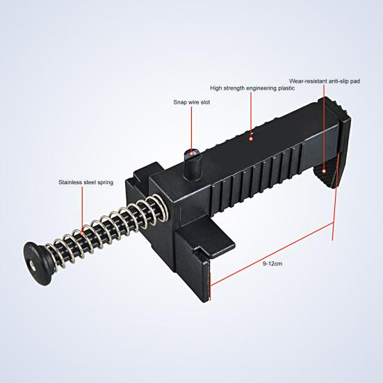 2/5Pcs Bricklaying Pullers Spring-loaded Time-saving Sturdy Anti-slip Leveling Engineering Plastic Spring-loaded Brick Line Runners for Architecture