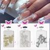 Nail Alloy Light Luxury Three-dimensional Butterfly Nail Accessories