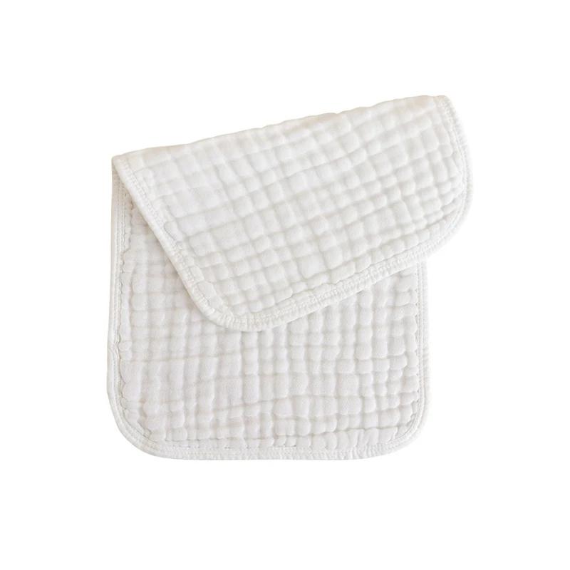 Muslin Newborn Towel Baby Items White 6 Layers Kids Hand Face Towels 100% Cotton Baby Bibs Burp Cloth 1/3Pcs 25*50cm Towel