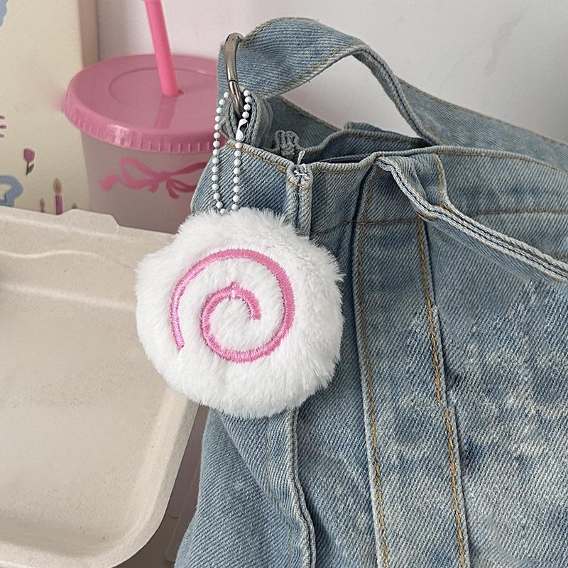 Милая плюшевая игрушка Рыба Тарелка Кукла Брелок Пушистая Мягкая Аниме Мягкая игрушка Подвеска для рюкзака Сумки Восхитительный Прекрасный Подарок