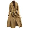 Double-sided Cashmere Coat Women's Medium and Long Autumn and Winter New Woolen Solid Color Double-sided Woolen Coat