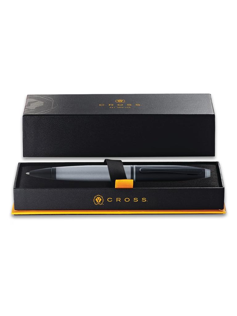 CROSS Ballpoint Pen Flat Matte Gray Regular Import Product Oil-Based NAT0112-26