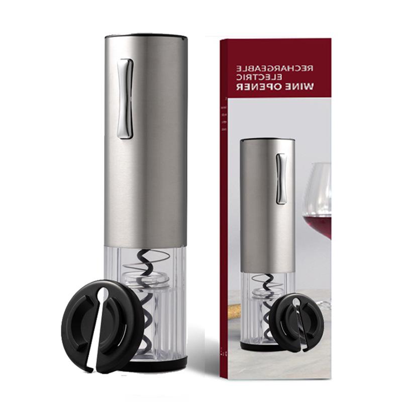 Rechargeable Automatic Wine Bottle Opener Set with Customizable Logo