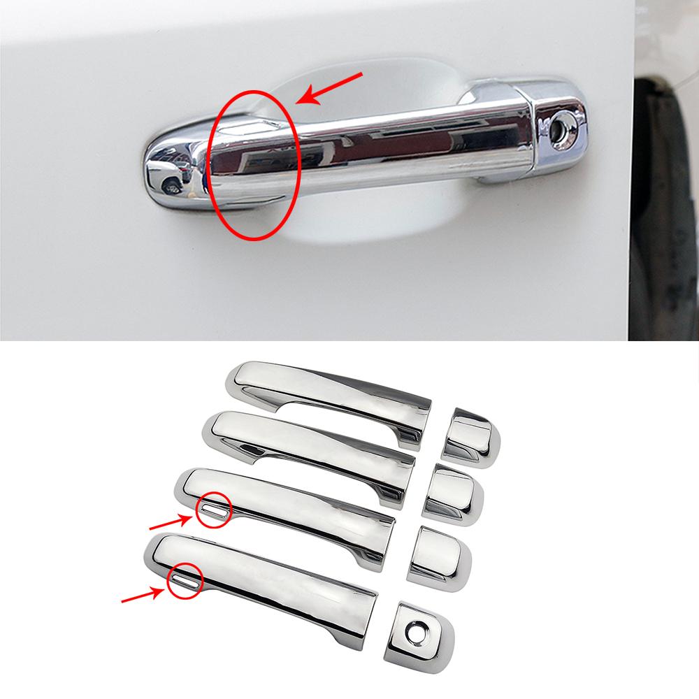 Внешние детали для Toyota 4Runner 4 Runner 2010 2024 хромированная накладка на дверную ручку автомобиля, защитная наклейка, аксессуары для укладки