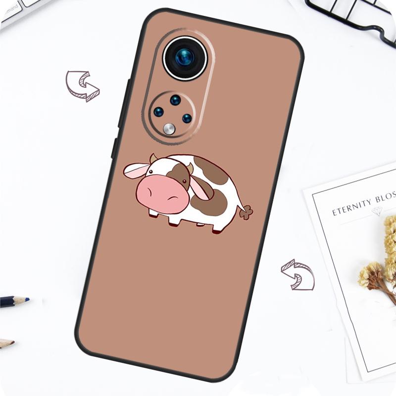 Мультяшный Милый Чехол с Пятнышками Коровы Для Honor Magic 7 5 6 Lite Honor 200 Pro X8b X9a X8a X8 X9 X9c X9b 50 70 90 Lite Чехол