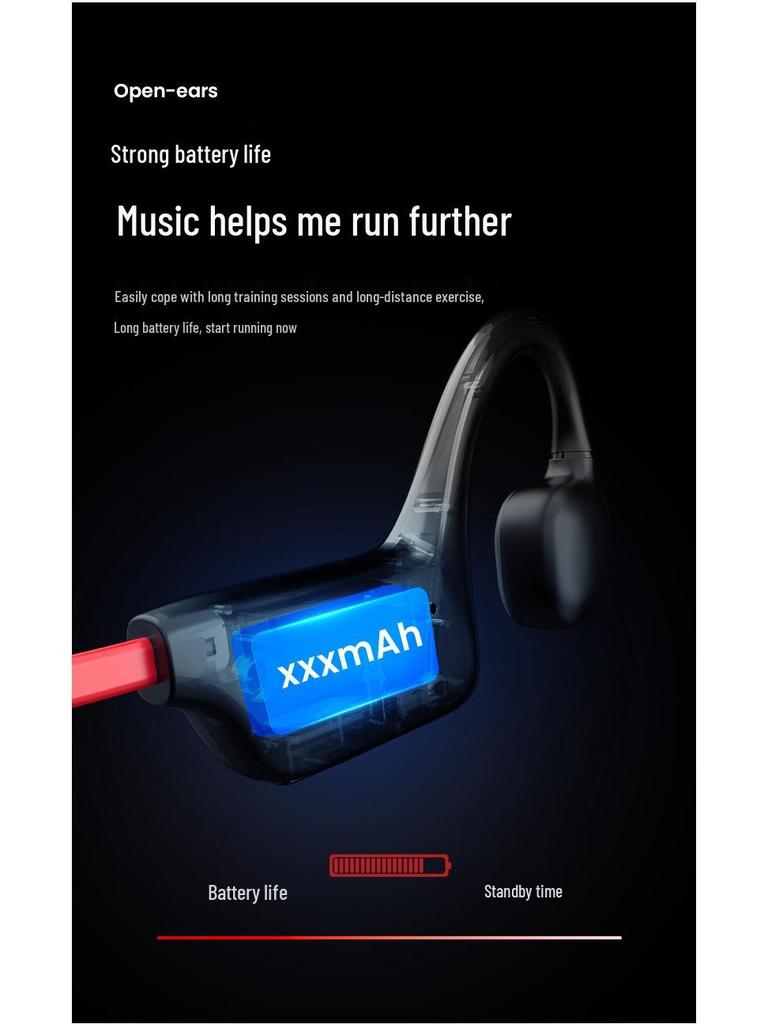 AS22 OPENEAR Rondo Bluetooth Спортивные наушники для улицы с шумоподавлением, эргономичные, с костной проводимостью