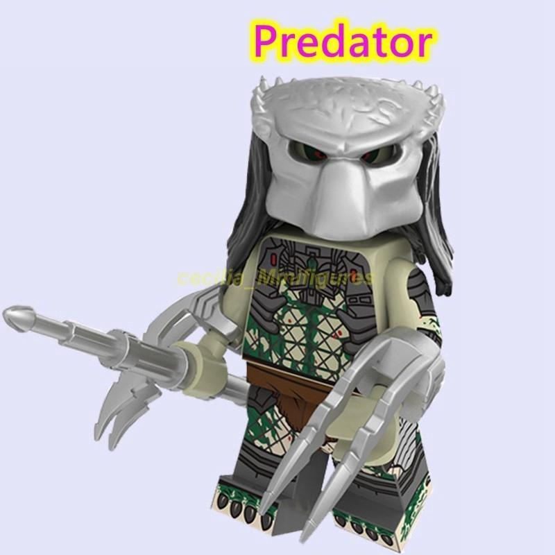 Совместимость с минифигурками Lego Alien VS Predator, гаражные комплекты, строительные блоки, игрушки для детей