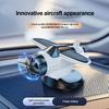 Автомобильный самолет на солнечной батарее 360 вращающиеся авиационные украшения украшение центральной консоли автомобиля автомобильные аксессуары для интерьера