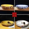 Бытовая керамическая неглубокая миска, большая тарелка для супа, глубокая тарелка для специальной кулинарии, большая тарелка для отеля, диск