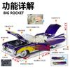 1:24 Cadillac Eldorado Biarritz 1959 Series 62 Latte Art Version Alloy Metal Diecast Model Car Decoration Desktop Display Gifts