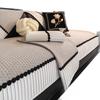 Cream Style Sofa Cover Splicing Jacquard Sofa Cover Thicken Living Room Couch Cushion Anti-slip Four Season Universal Sofa Towel