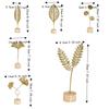 Flower Wrought Iron Ornaments Metal Art Ginkgo Leaf Ornament  Scandinavian Style