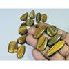372Cts. Natural Tiger Eye Mix Cabochon Loose Gemstone 19Pcs Lot 25-33 MM C-733