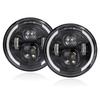 Wrangler 7" Round Angel Eye Headlights, Far/Near Integrated, H4-H13 JK LJ CJ Compatible