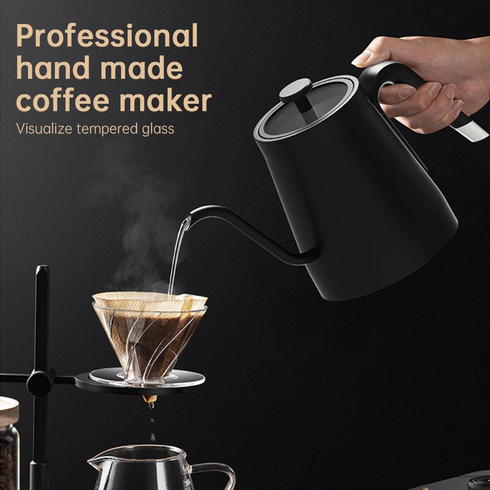 27oz Gooseneck Electric Kettle for Coffee Tea Boiling Water One Click 92 Celsius Temperature Auto Shut Off