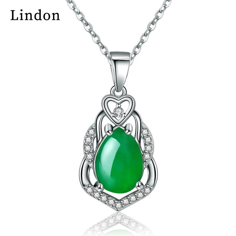 Женское ожерелье Lindon, кулон из медного сплава, циркон, модный подарок