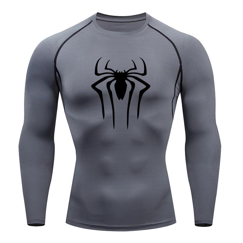 New Compression Shirt Men Fitness Gym Super Hero Sport Running T-Shirt Rashgard Tops Tee Quick Dry Short Sleeve T-Shirt for Men