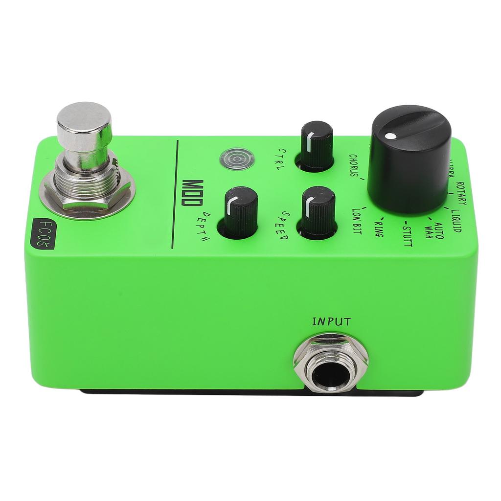 Педаль эффектов для электрогитары 11 типов Классические эффекты 1 4 дюйма Моно Аудиоинтерфейс Мини Педаль Модуляции