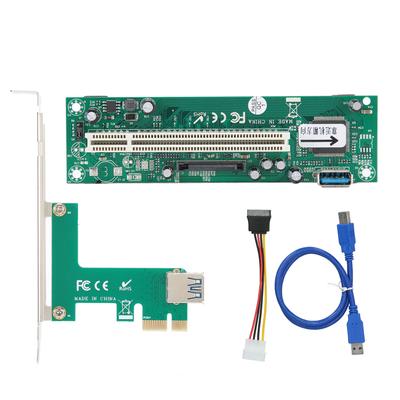 Адаптер PCIE Express к PCI Контроллер сетевой карты Мини ASM1083 4-контактный разъем