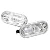 2pcs Car Side Marker Lights Auto Turn Signal Lamp Warning Lights Compatible for Volkswagen Golf 4 Mk4 Bora Vento Seat Jetta A4Turn Signal 2