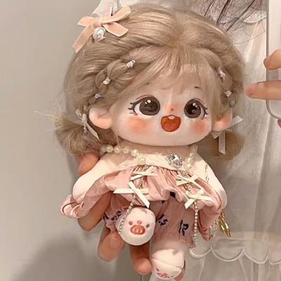 Новая хлопковая кукла 20 см плюшевая игрушка кукла можно переодеть для девочек чтобы подарить своим подругам
