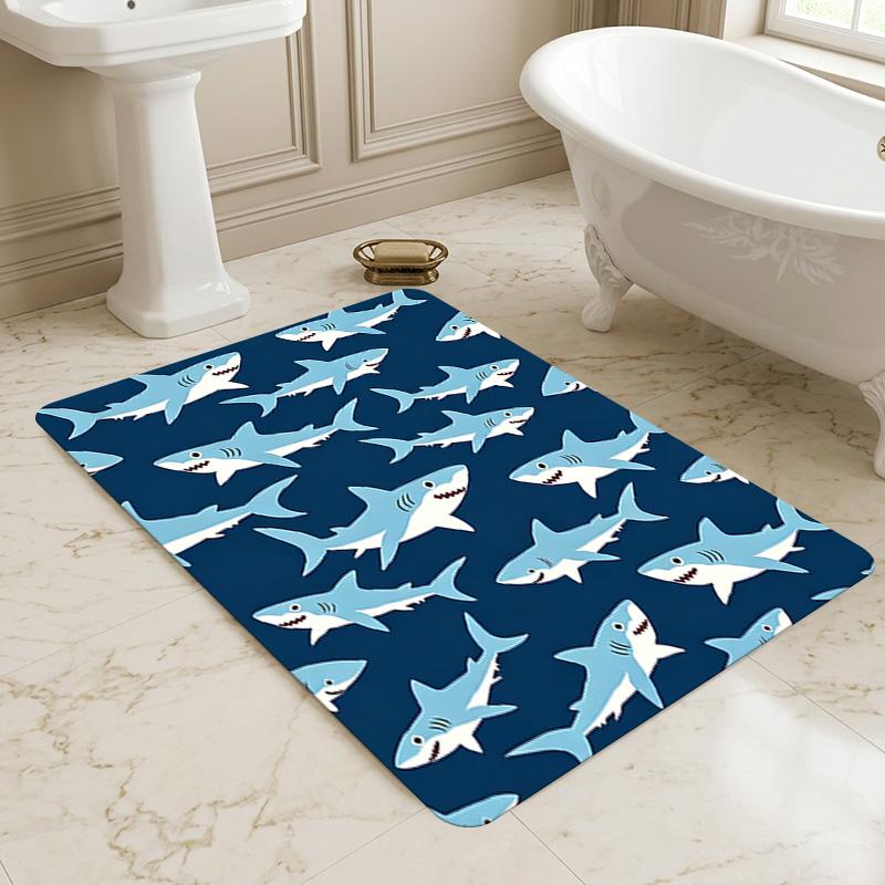 Shark Living Room Nonslip Area Rug Soft Carpet For Bedroom Game Playroom Sofa Office Home Decor Doormat Christmas Gift C9261915