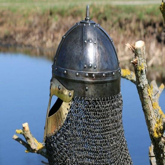 Норвежский шлем, средневековый шлем викинга, мужской боевой шлем с резными узорами, средневековый шлем, шлем LARP, костюм викинга