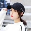 Korean Style Women's Duckbill Cap with "MY" Embroidery - Spring/Autumn Fashion, Casual Baseball Hat for Outdoor Sunshade.