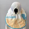 Kids Wide Brim Sun Hat Solar Rechargeable Fan Neck Flap Uv Protection For Summer Beach Activities
