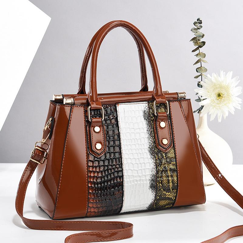 Новая модная и универсальная женская сумка, сумка для мам среднего возраста, мягкая кожаная текстура, сумка через плечо на одно плечо