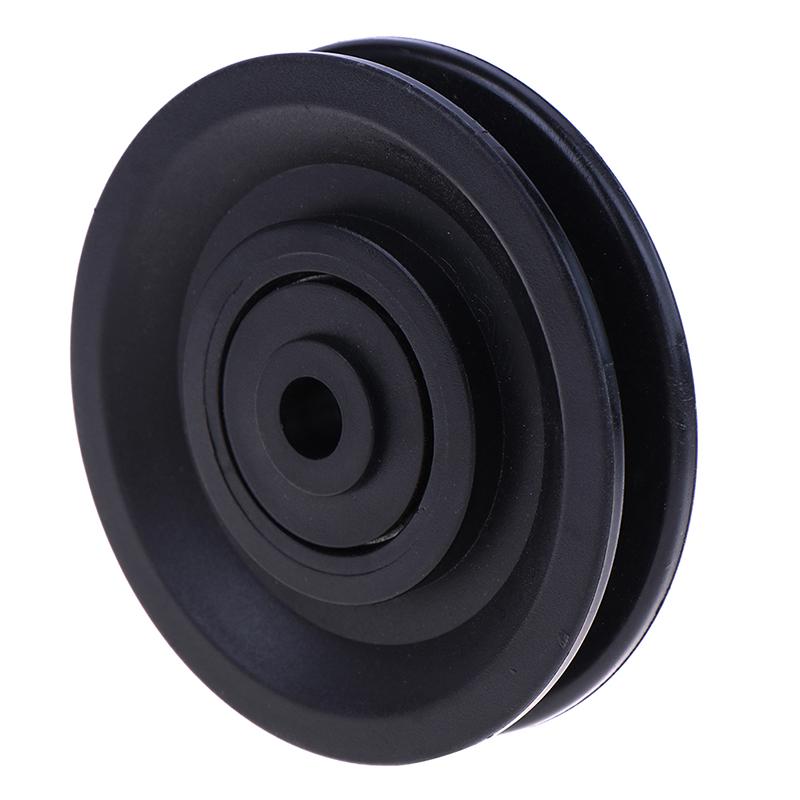 90Mm Diameter Nylon Bearing Pulley Wheel Cable Gym Fitness Equipment Part
