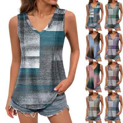 Женская майка для девочек, однотонный повседневный топ, топы на бретелях для женщин, свободные топы без рукавов, струящиеся