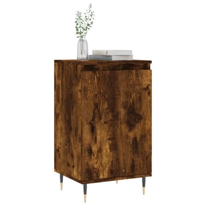 VidaXL Buffet chêne fumé 40x35x70 cm bois d'ingénierie 831046